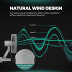 Mars Hydro 6 Inch Oscillating Clip Fan
