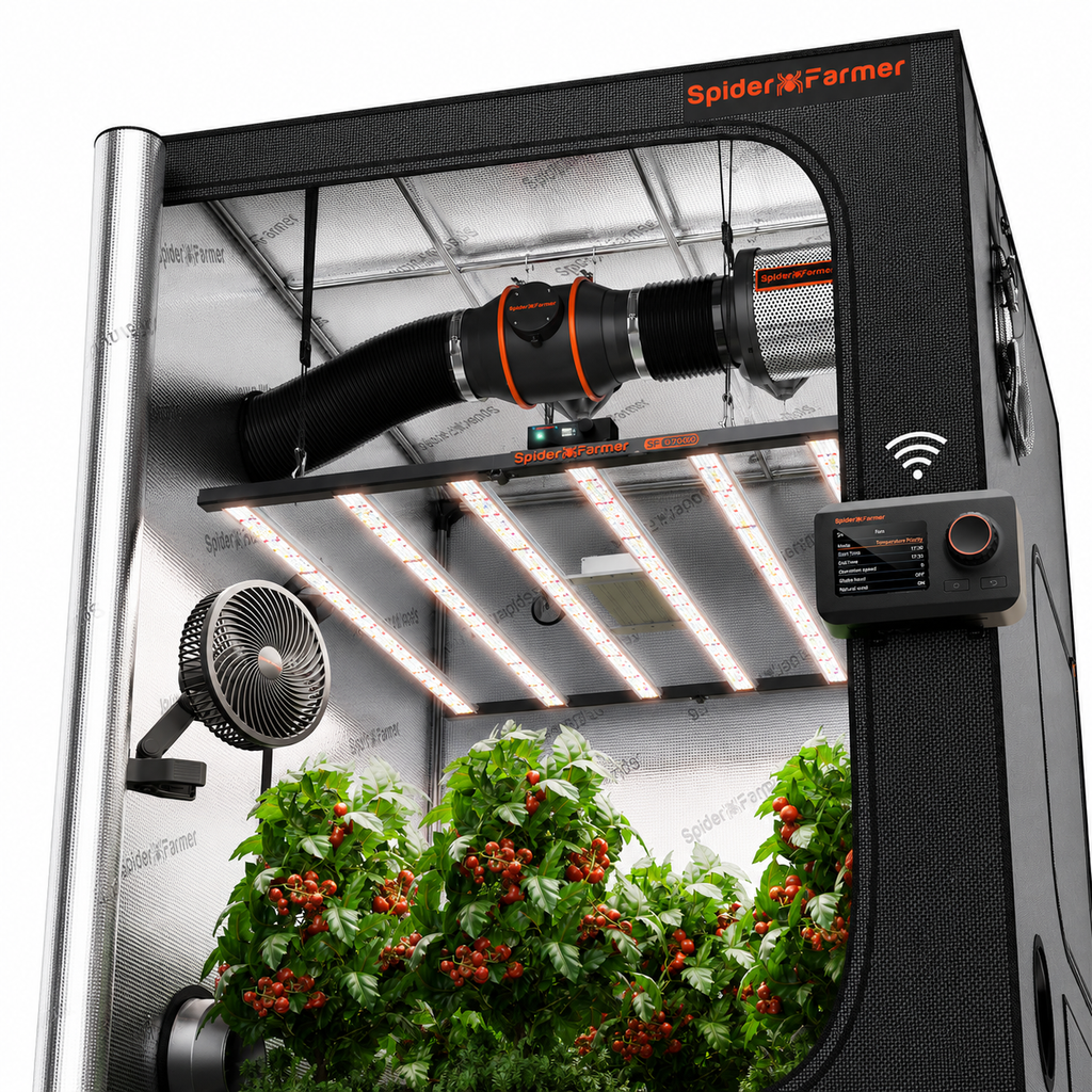 Spider Farmer G7000 730W Smart LED Grow Tent Kit with 5' × 5' Grow Tent