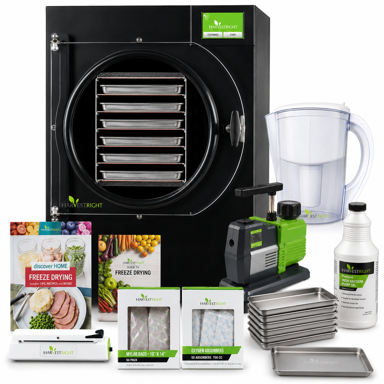 Harvest Right 6 Tray Large Pro Home Freeze Dryer w/ Mylar Kit