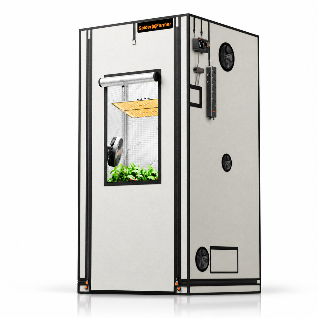 Spider Farmer Pro White 3×3×6 Grow Tent 2000D