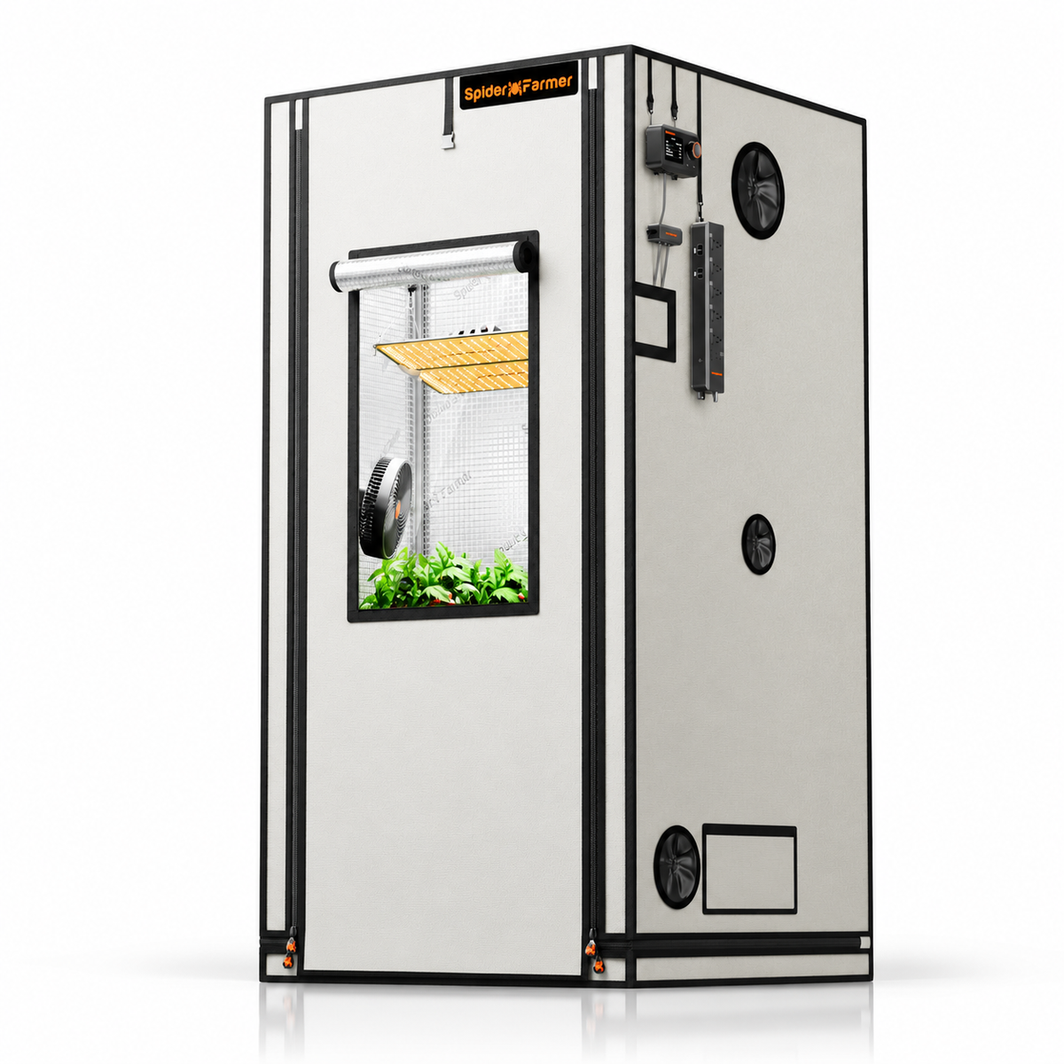 Spider Farmer Pro White 3×3×6 Grow Tent 2000D