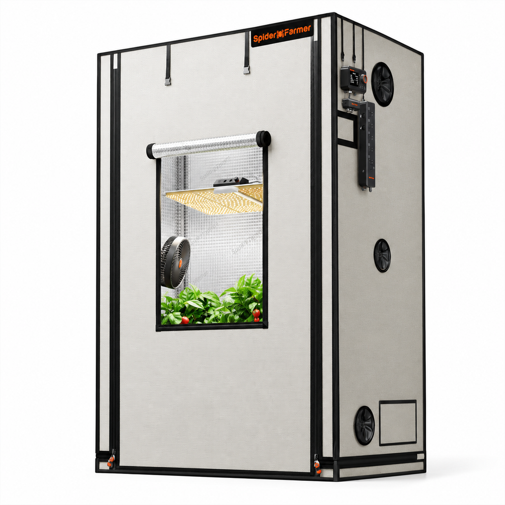 Spider Farmer Pro White 4.6×2.3×6.5 Grow Tent 2000D