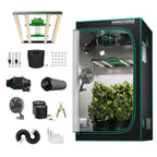 Mars Hydro FC3000 300W LED Grow Tent Kit with 3.3' × 3.3' Grow Tent