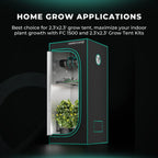Mars Hydro FC1500 150W LED Grow Tent Kit with 2.3' × 2.3' Grow Tent