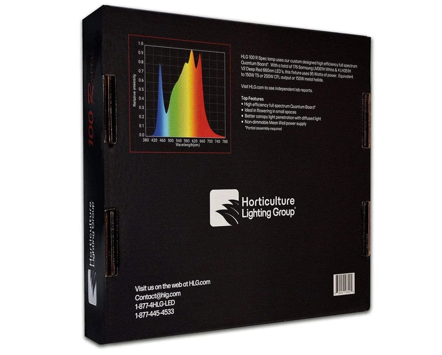HLG 100 Rspec Full Spectrum LED Grow Light