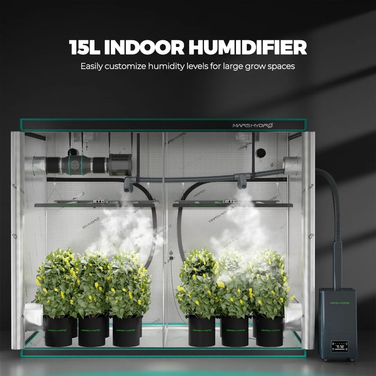 Mars Hydro 15L Ultrasonic Cool Mist Plant Humidifier