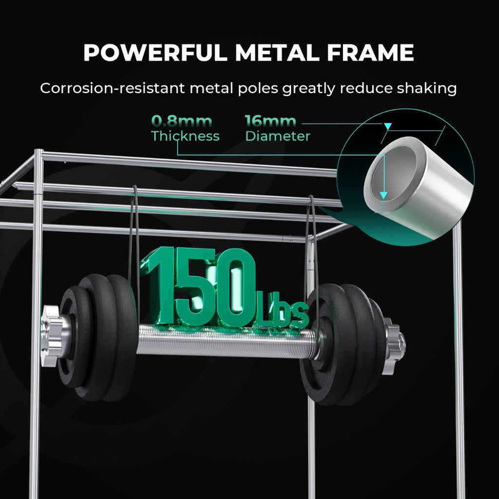 Mars Hydro 3.3x3.3 Grow Tent Pro 39" × 39" × 71" 2000D