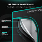 Mars Hydro FC-E1500 150W LED Grow Tent Kit with 2.3' × 2.3' Grow Tent