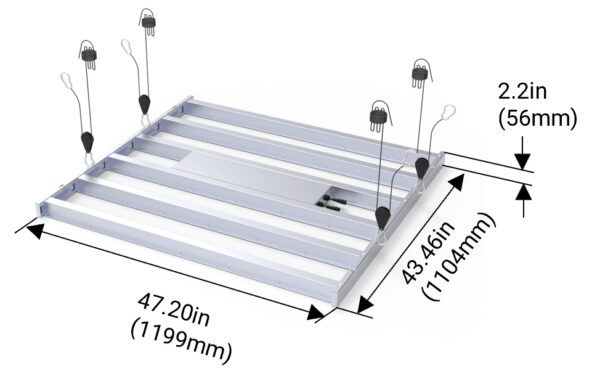 Boulder Lamp PerfectPar 650W Full Spectrum LED Grow Light
