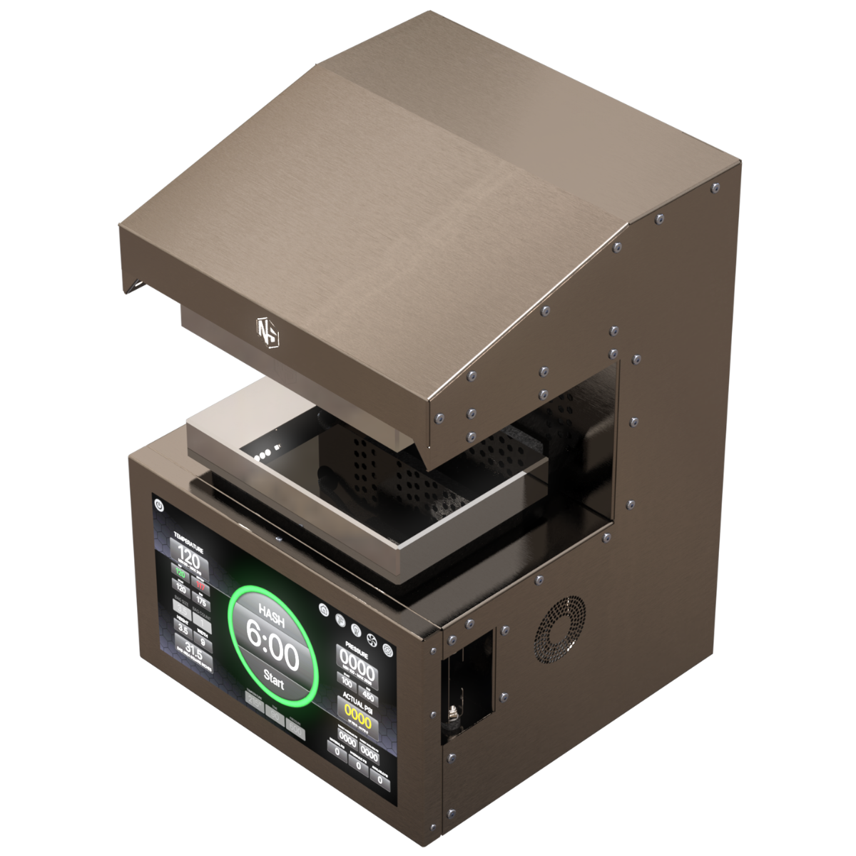 NugSmasher IQ Pro 20 Ton Electric Rosin Press