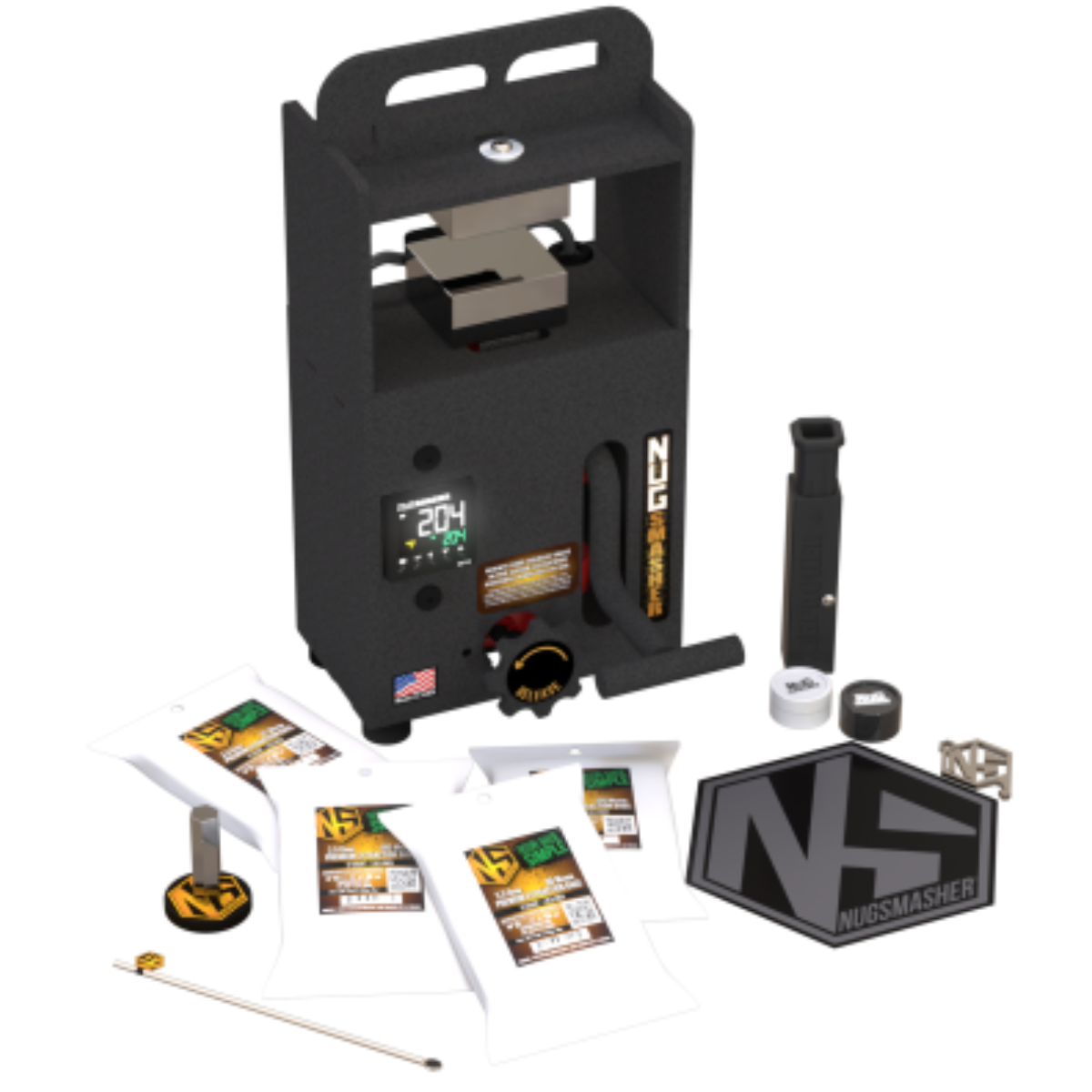 NugSmasher Mini 2 Ton Manual Press Basic Bundle
