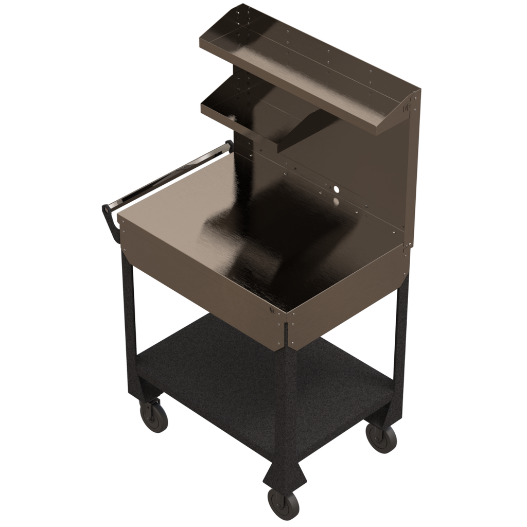 NugSmasher Stainless Steel Lab Cart