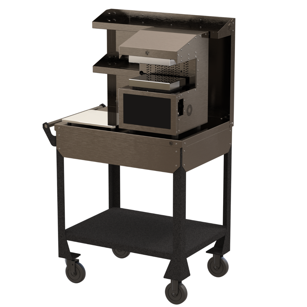 NugSmasher Stainless Steel Lab Cart