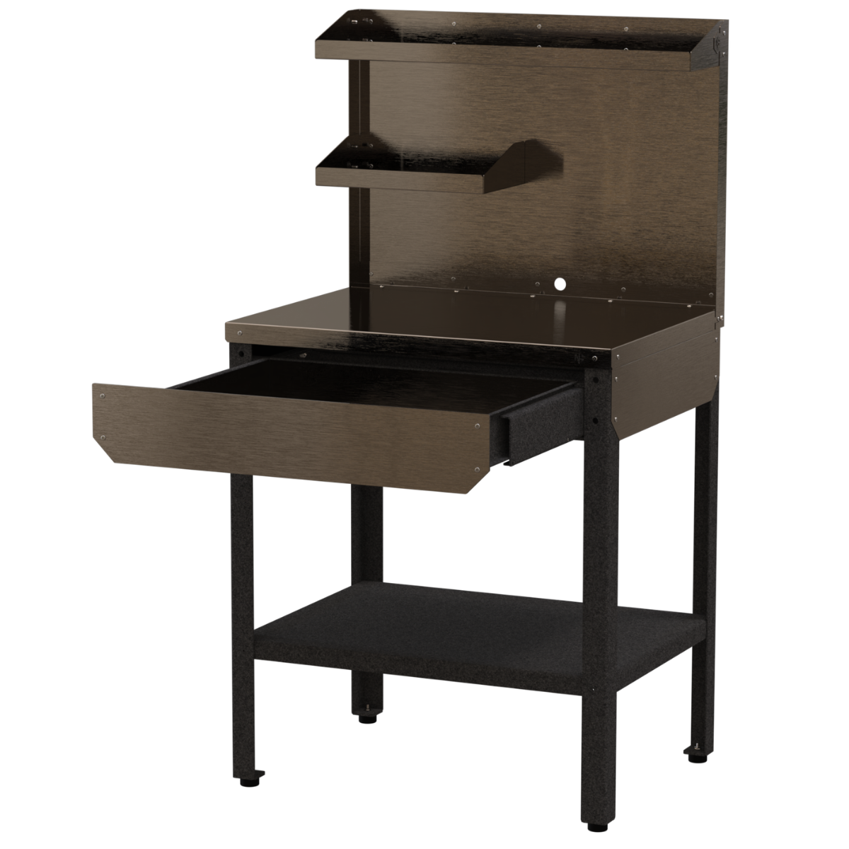 NugSmasher Stainless Steel Lab Cart