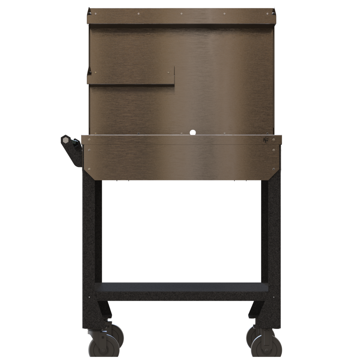 NugSmasher Stainless Steel Lab Cart