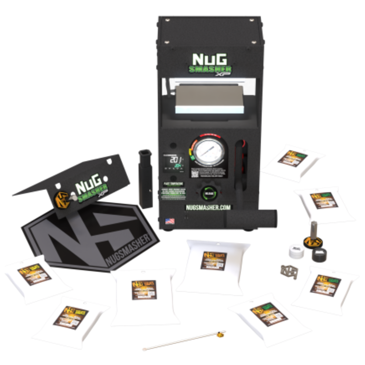 NugSmasher XP 12 Ton Manual Press Basic Bundle