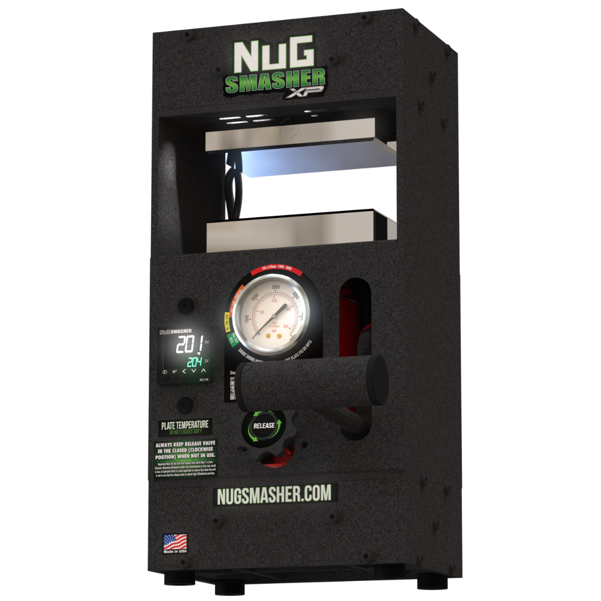 NugSmasher XP 12 Ton Manual Rosin Press