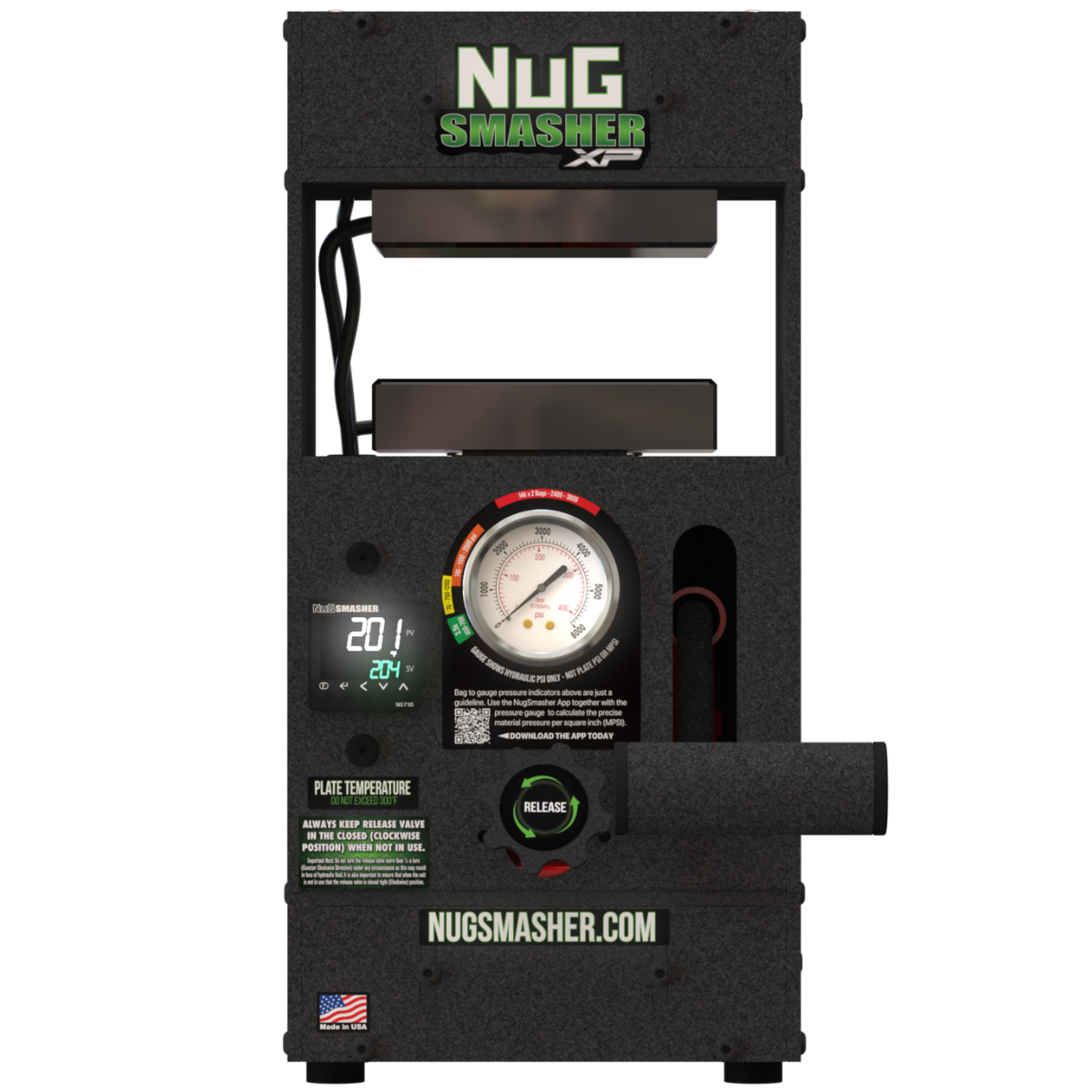 NugSmasher XP 12 Ton Manual Rosin Press