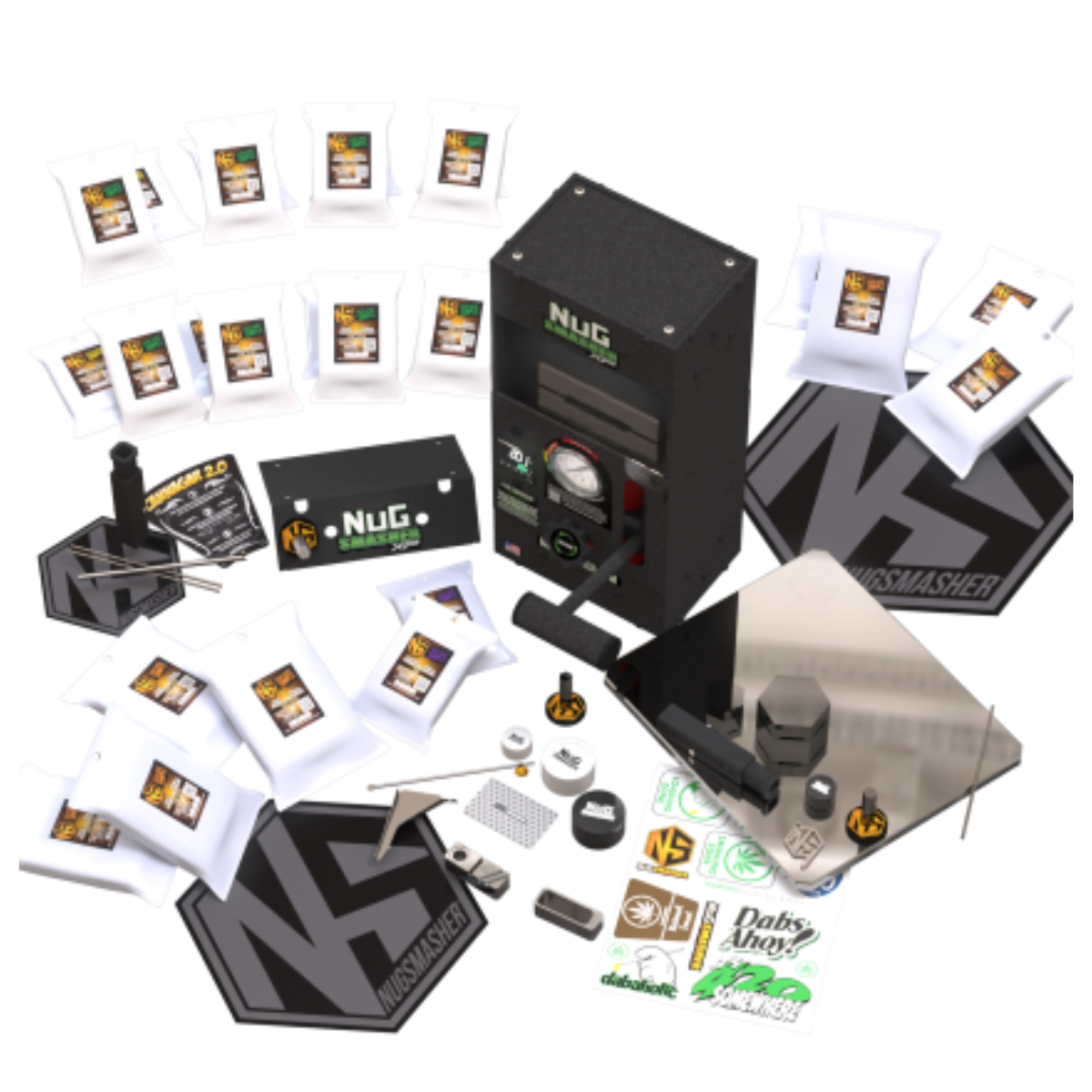 NugSmasher XP 12 Ton Manual Press Master Bundle
